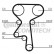 Juego de correas de distribución CT924K1 Contitech, Miniatura 2