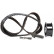 Juego de correas de distribución K025223XS Gates, Miniatura 2