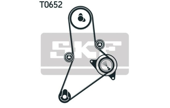 Juego de correas de distribución VKMA 02383 SKF, Imagen 2