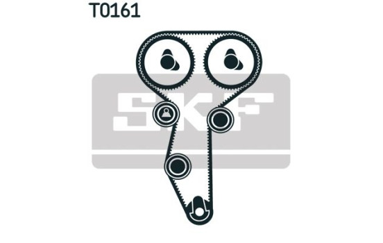 Juego de correas de distribución VKMA 06107 SKF, Imagen 2