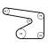 Conjunto de cinturones múltiples 5PK1355K1 Contitech, Miniatura 4
