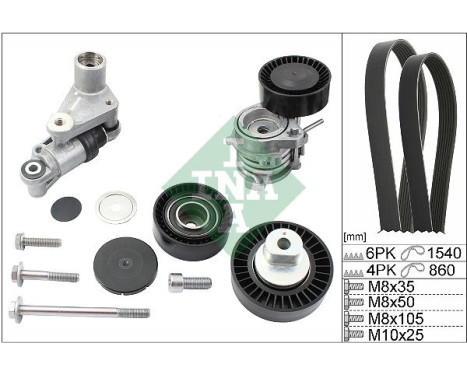 Conjunto de cinturones múltiples