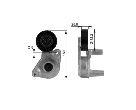 Polea tensora, correa Poly V T38149 Gates