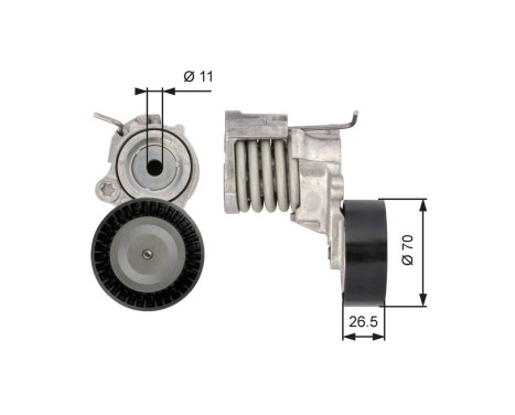 Polea tensora, correa Poly V T39115 Gates