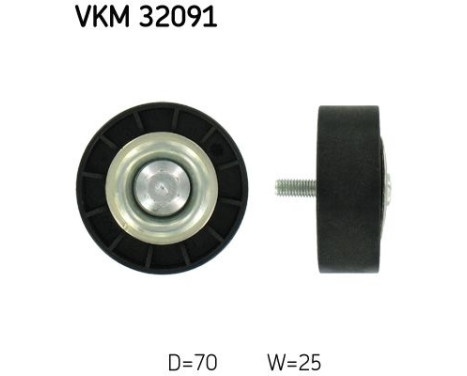 Polea tensora VKM 32091 SKF