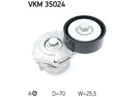 Polea tensora VKM 35024 SKF