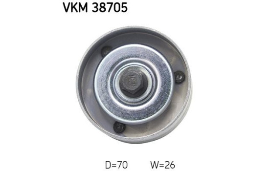 Polea tensora VKM 38705 SKF, Imagen 2