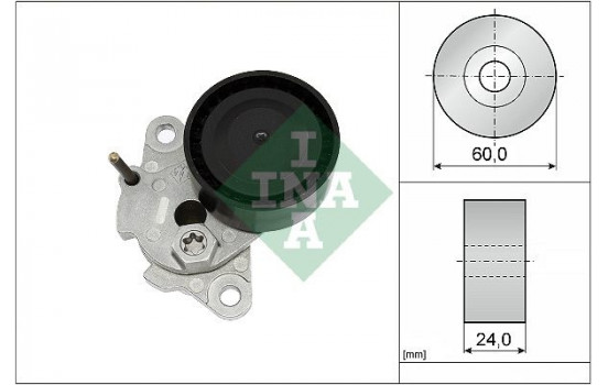 Tensor, correa poli V 534 0546 10 Ina