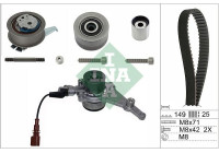 Conjunto bomba de agua + correa de distribución 530083530 Ina