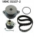 Conjunto bomba de agua + correa de distribución VKMC 01107-2 SKF, Miniatura 2