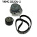 Conjunto bomba de agua + correa de distribución VKMC 02204-1 SKF