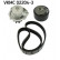 Conjunto bomba de agua + correa de distribución VKMC 02204-3 SKF, Miniatura 2