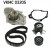 Conjunto bomba de agua + correa de distribución VKMC 03205 SKF, Miniatura 2