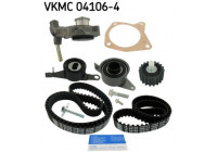 Conjunto bomba de agua + correa de distribución VKMC 04106-4 SKF