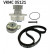 Conjunto bomba de agua + correa de distribución VKMC 05121 SKF, Miniatura 3