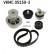 Conjunto bomba de agua + correa de distribución VKMC 05150-3 SKF, Miniatura 2