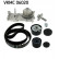 Conjunto bomba de agua + correa de distribución VKMC 06020 SKF, Miniatura 3