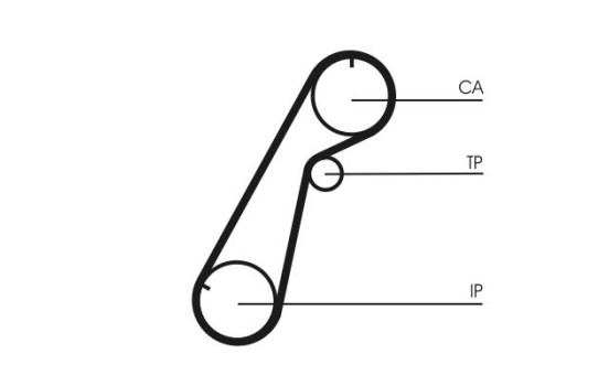 Correa de distribución CT1020 Contitech, Imagen 3
