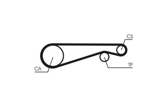 Correa de distribución CT653 Contitech, Imagen 3