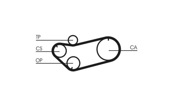Correa de distribución CT659 Contitech, Imagen 3