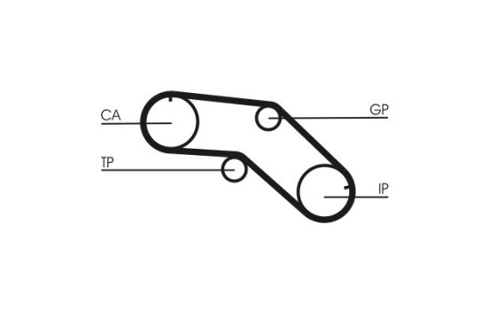 Juego de correas de distribución CT1005K1 Contitech, Imagen 5
