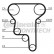 Juego de correas de distribución CT1023K3 Contitech, Miniatura 2