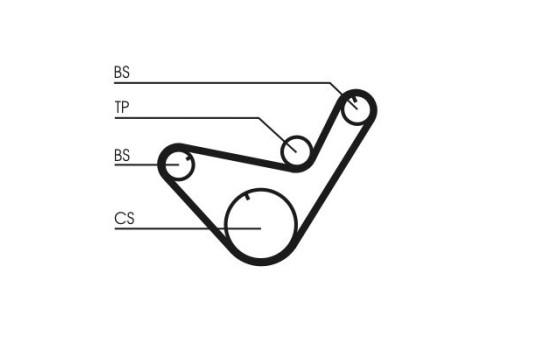 Juego de correas de distribución CT714K1 Contitech, Imagen 4