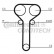Juego de correas de distribución CT978K1 Contitech, Miniatura 4