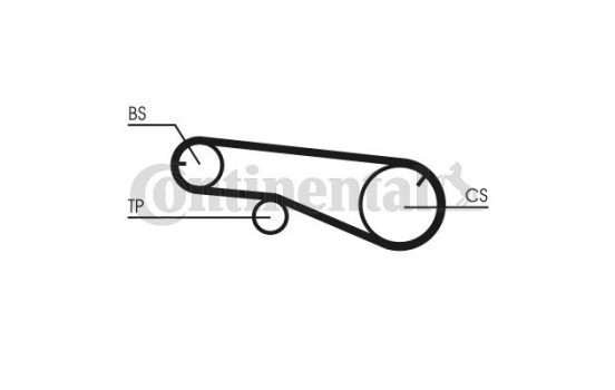 Juego de correas de distribución CT991K1 Contitech, Imagen 6