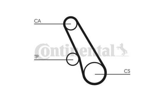 Juego de correas de distribución CT991K1 Contitech, Imagen 7