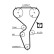 Juego de correas de distribución K015458XS Gates, Miniatura 2