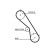Juego de correas de distribución K015474XS Gates, Miniatura 3