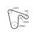 Juego de correas de distribución K075429XS Gates, Miniatura 3
