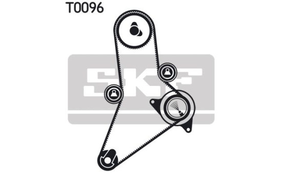 Juego de correas de distribución VKMA 02984 SKF, Imagen 3