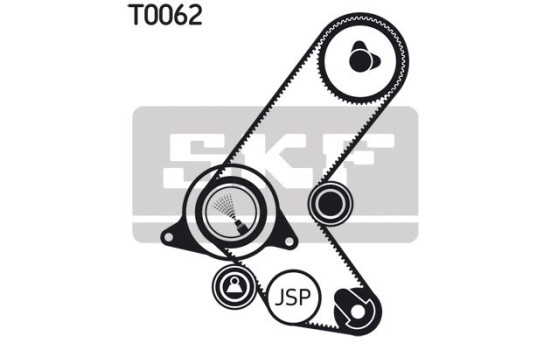 Juego de correas de distribución VKMA 05214 SKF, Imagen 4