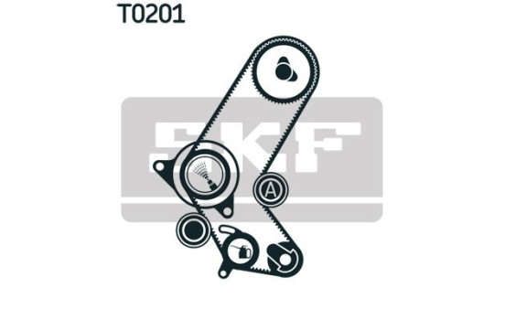 Juego de correas de distribución VKMA 05700 SKF, Imagen 3