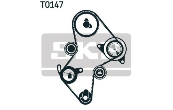 Juego de correas de distribución VKMA 06114 SKF, Imagen 2