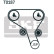 Juego de correas de distribución VKMA 06503 SKF, Miniatura 2