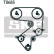 Juego de correas de distribución VKMA 91013 SKF, Miniatura 2