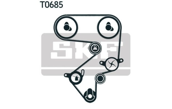 Juego de correas de distribución VKMA 91013 SKF, Imagen 2