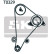 Juego de correas de distribución VKMA 91122 SKF, Miniatura 2