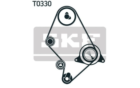 Juego de correas de distribución VKMA 91124 SKF, Imagen 2