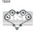 Juego de correas de distribución VKMA 92008 SKF, Miniatura 2