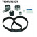 Juego de correas de distribución VKMA 94509 SKF