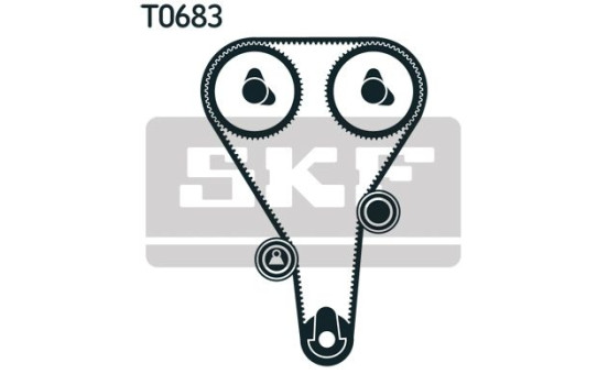 Juego de correas de distribución VKMA 94610 SKF, Imagen 4