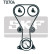 Juego de correas de distribución VKMA 94626 SKF, Miniatura 2