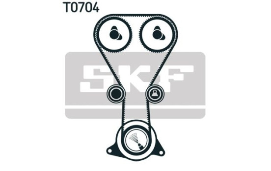 Juego de correas de distribución VKMA 94626 SKF, Imagen 2