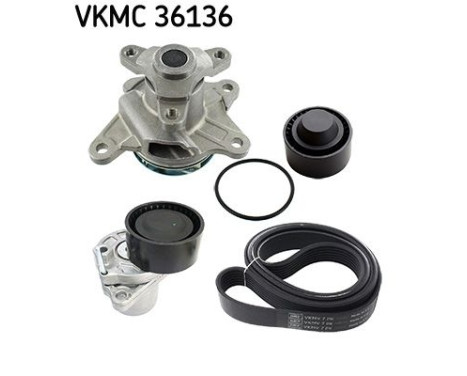 Conjunto bomba de agua + correa multi V