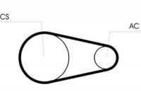 Conjunto de cinturones múltiples 4PK917T1 Contitech