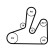 Conjunto de cinturones múltiples 6PK1740K4 Contitech, Miniatura 2